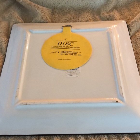 Dan Dipaolo Certified International Rise & Shine Rooster Chef Plate 11" x 11" Sq - Picture 2 of 2